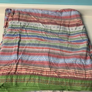 Anthropologie King Multiple Patterned Duvet and Shams